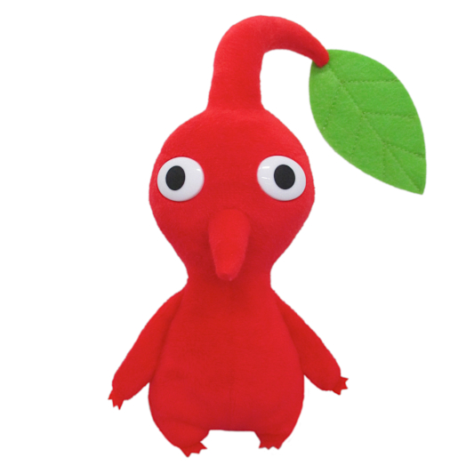 Rotes-Pikmin-Plüschfigur – Pikmin