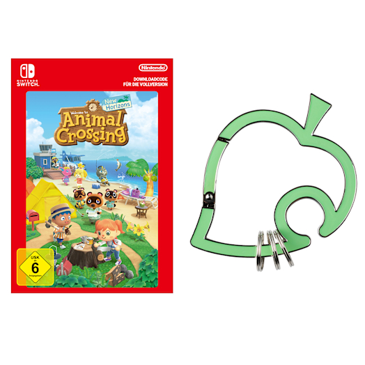 Animal Crossing: New Horizons + Animal Crossing: New Horizons – Karabinerhaken-Schlüsselring