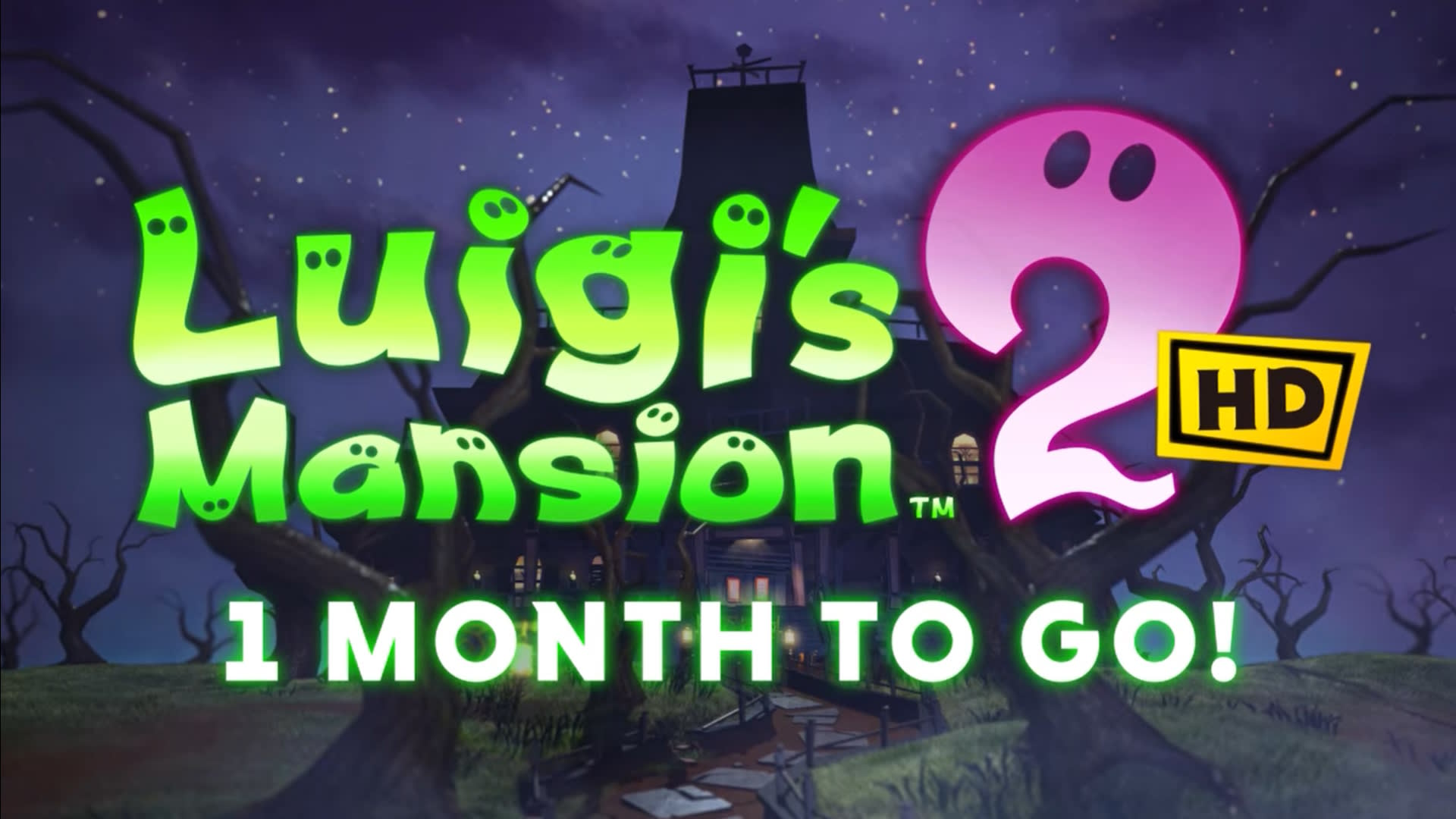 Luigi's Mansion 2 HD One month to go! Hero