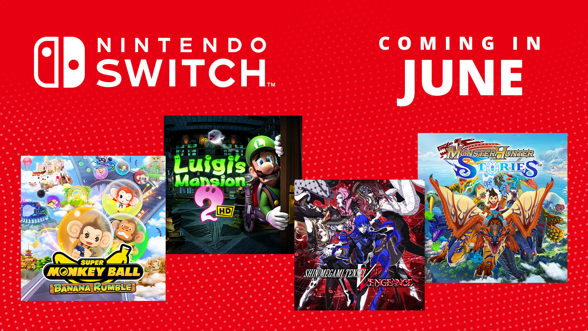 Upcoming Nintendo Switch games – June 2024 Hero
