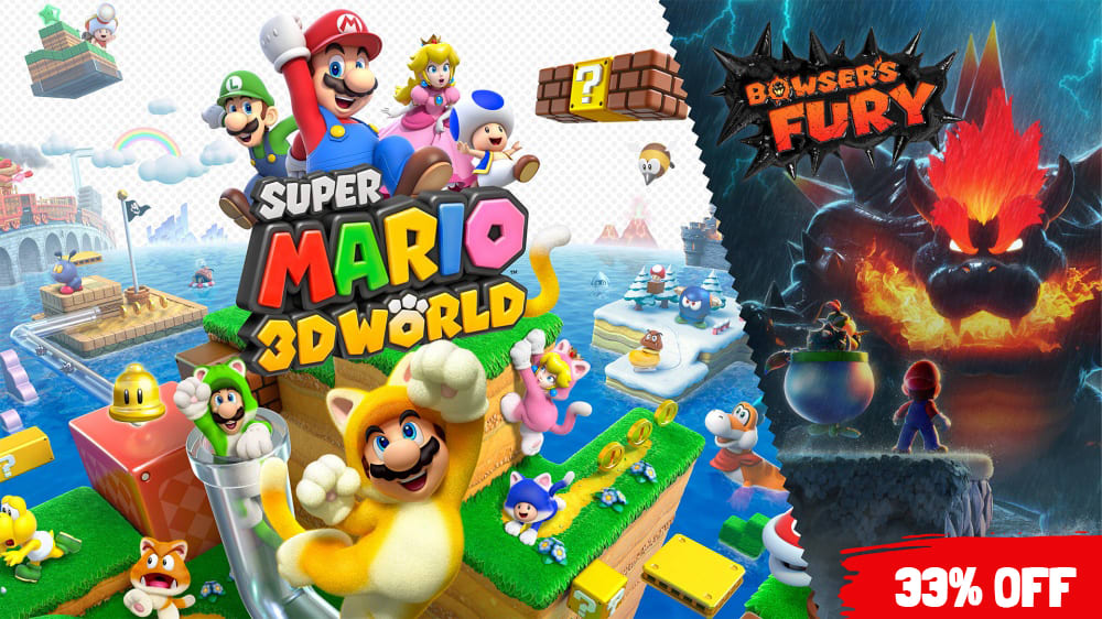 Winter Sale 2024 - Super Mario 3D World + Bowser's Fury Card Asset