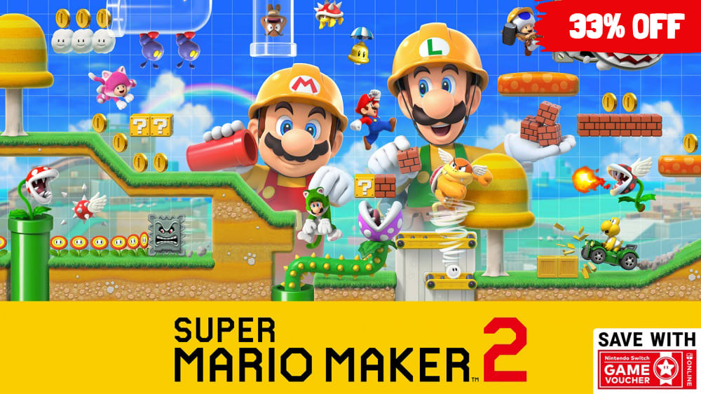 Winter Sale 2024 - Super Mario Maker 2 Card Asset