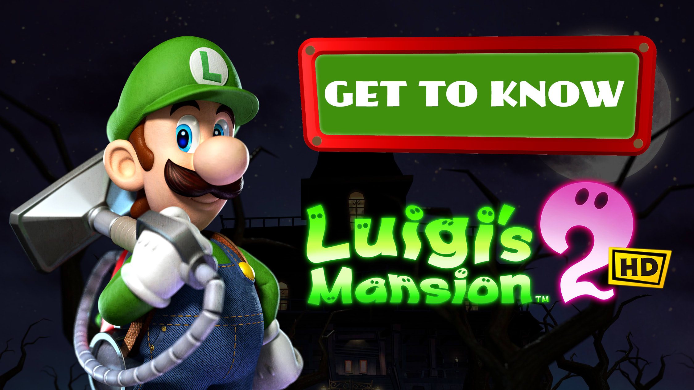 Luigi’s Mansion 2 HD Basics Hero Banner
