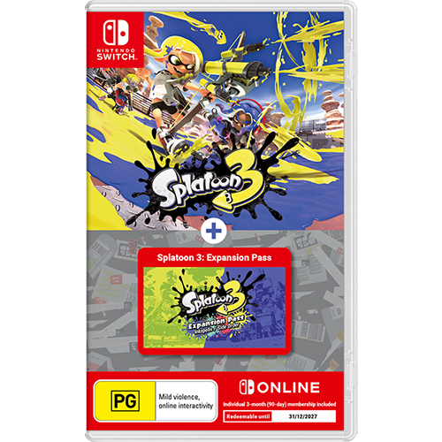 Splatoon 3 + Expansion Pass Physical Bundle