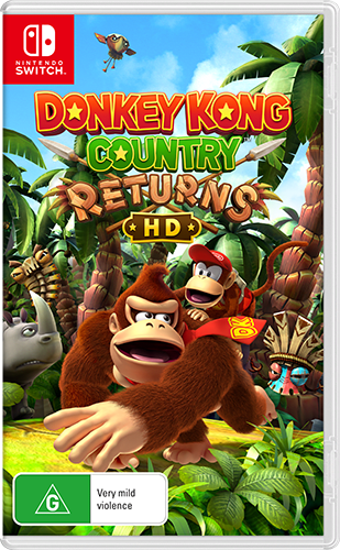 Donkey Kong Country Returns HD Packshot