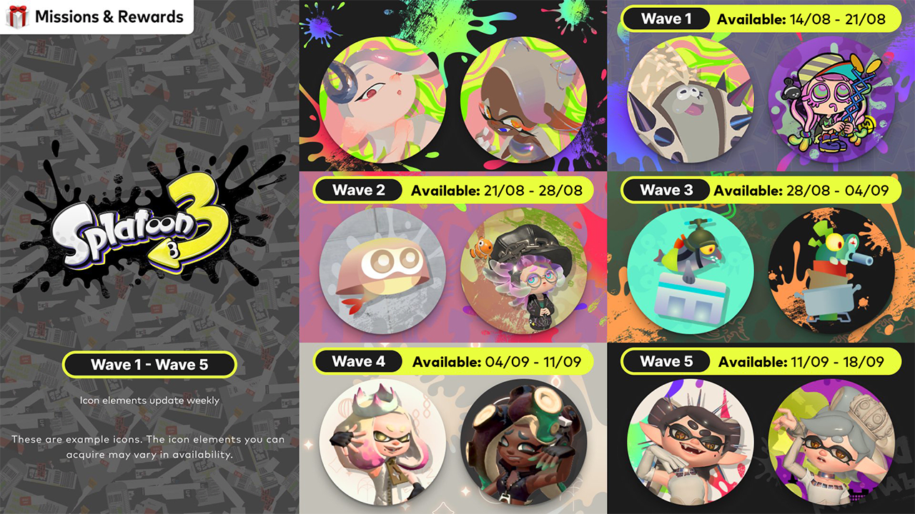 NSO Magazine: August 2024 Missions & Rewards - Splatoon 3