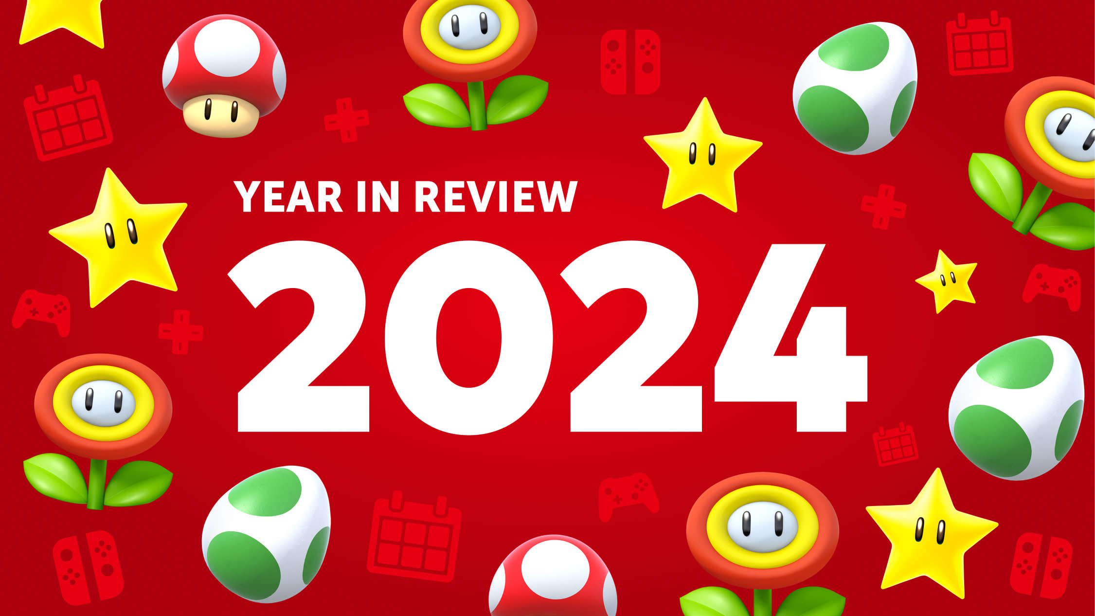 Revisit your 2024 on Nintendo Switch with your personalized Year in Review Hero