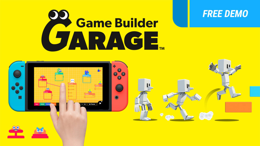 Nintendo Switch 2 - Free Updates Card - Game Builder Garage Asset