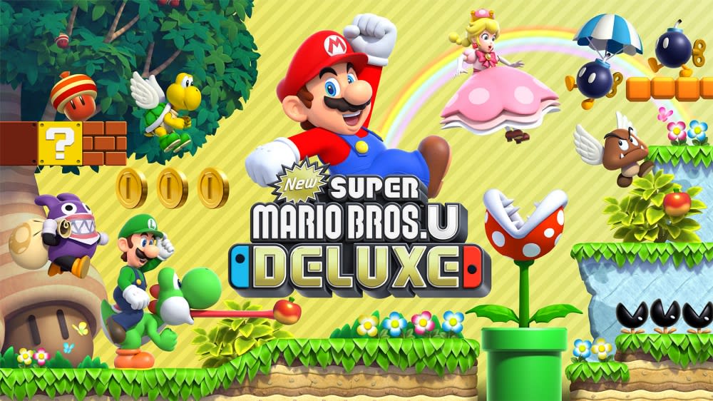 Nintendo Switch 2 - Free Updates Card - New Super Mario Bros. U Deluxe Asset