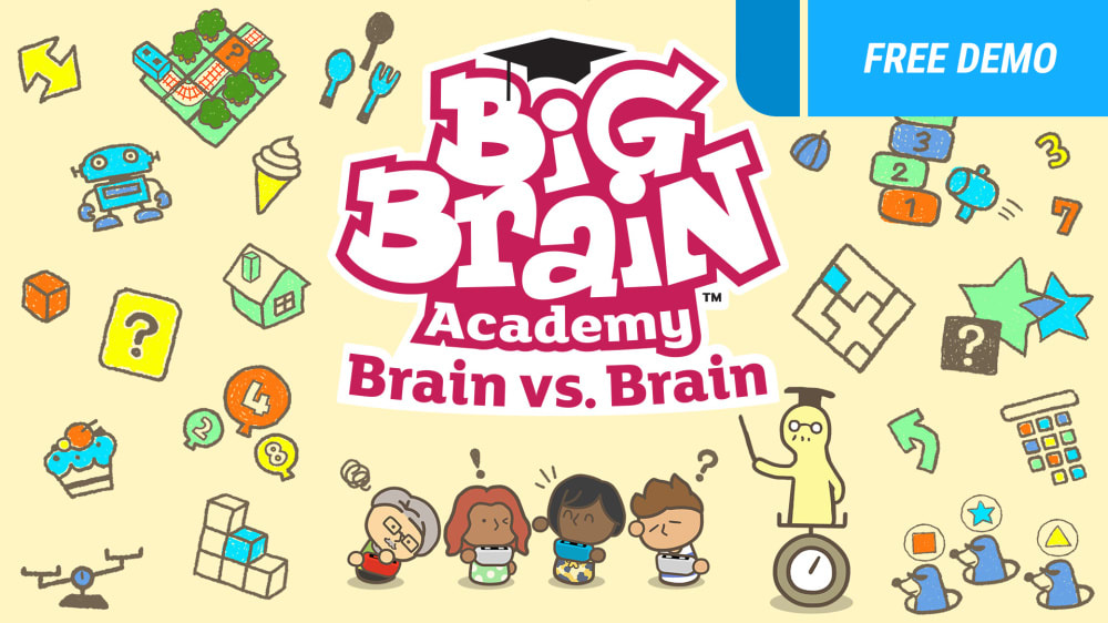 Nintendo Switch 2 - Free Updates Card - Big Brain Academy: Brain vs. Brain