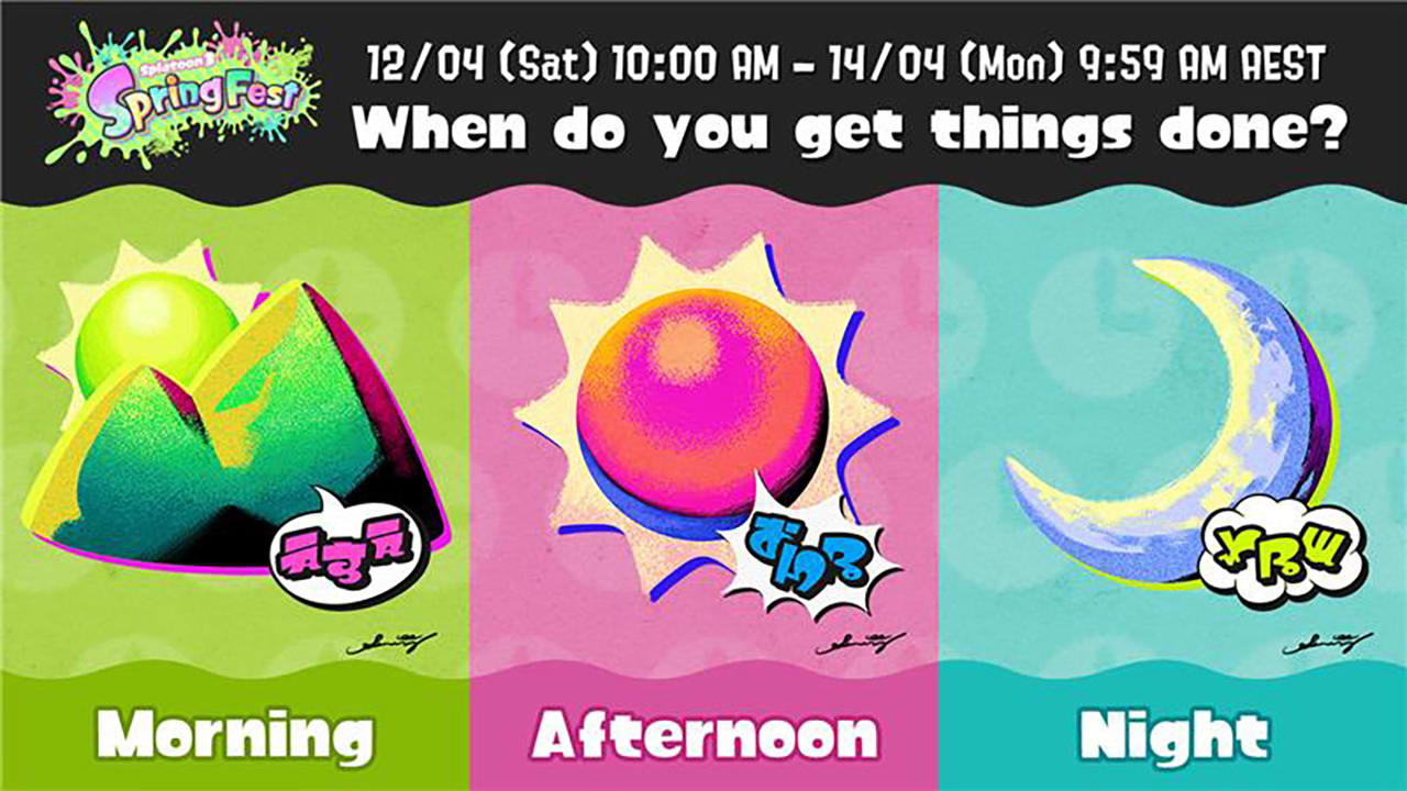 NSO Magazine: April 2025 Events - Splatfest