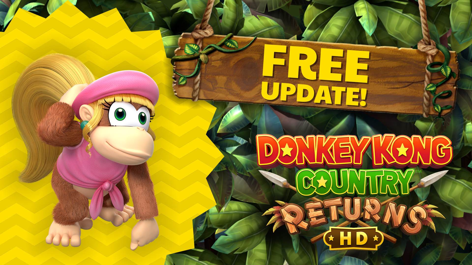 Donkey Kong Country Returns HD Free Update