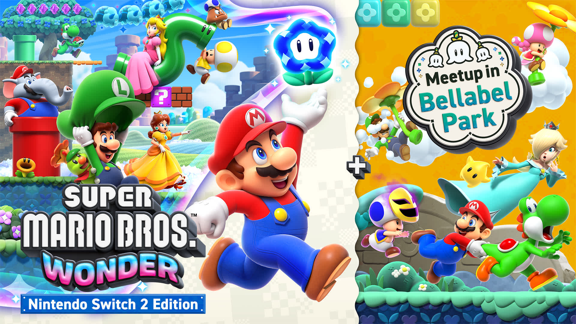 Super Mario Bros. Wonder - Nintendo Switch 2 Edition + Meetup at Bellabel Park Hero