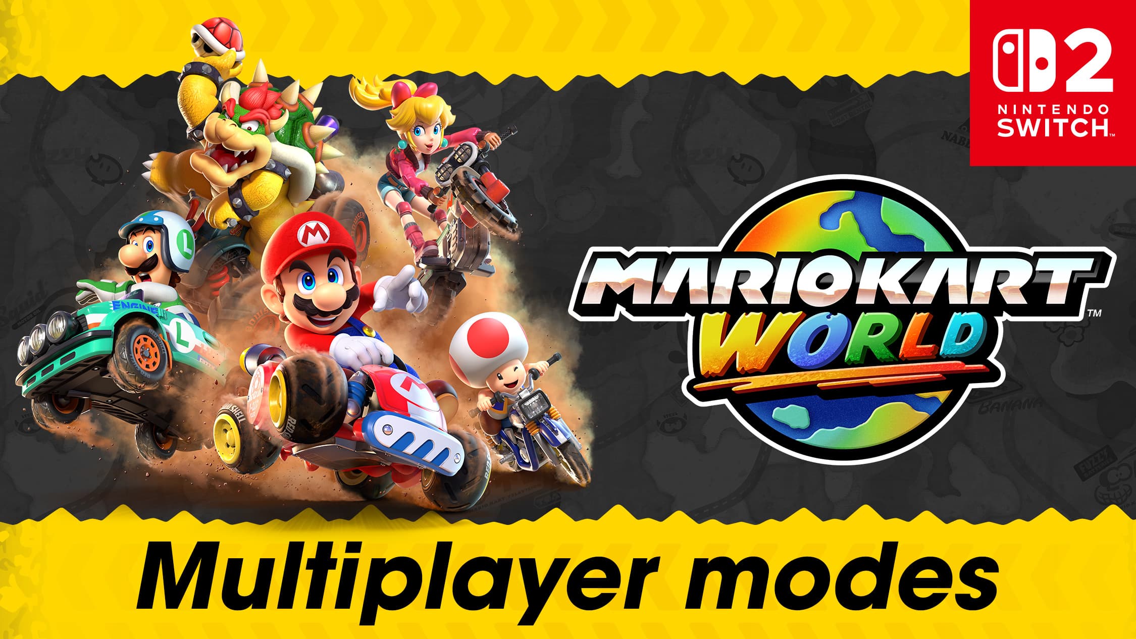 Get to know the multiplayer modes in Mario Kart World! Hero