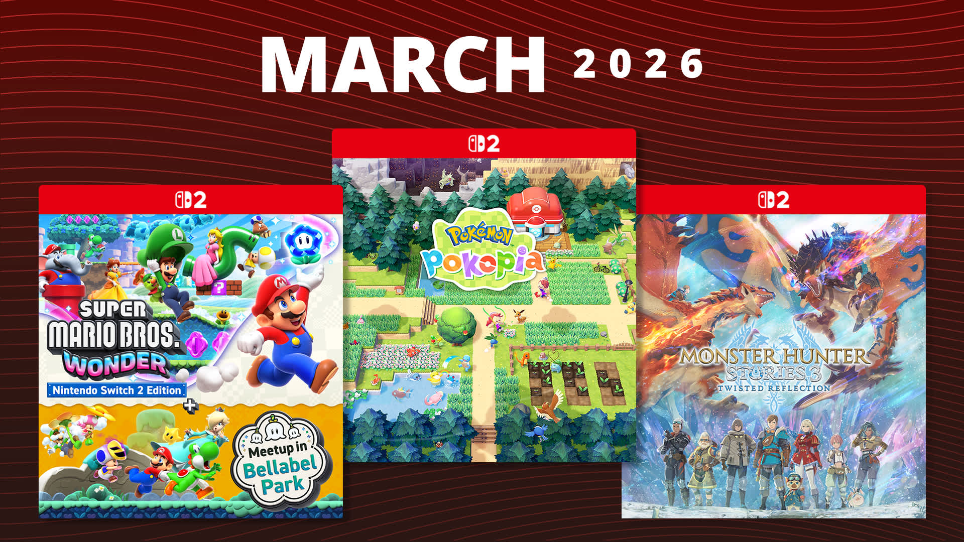Upcoming games – March 2026 Banner