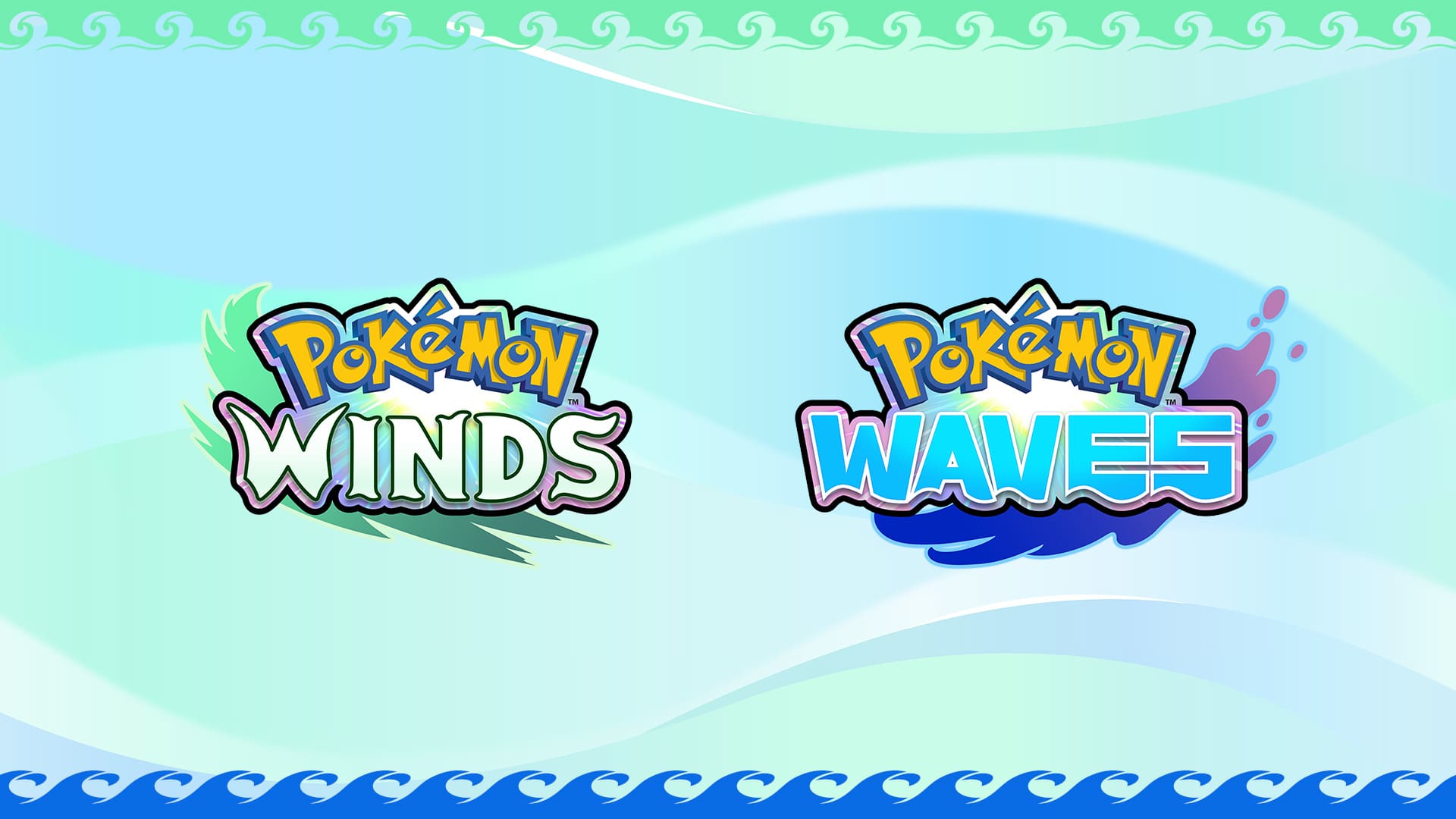 Pokémon Winds & Pokémon Waves Feature Banner