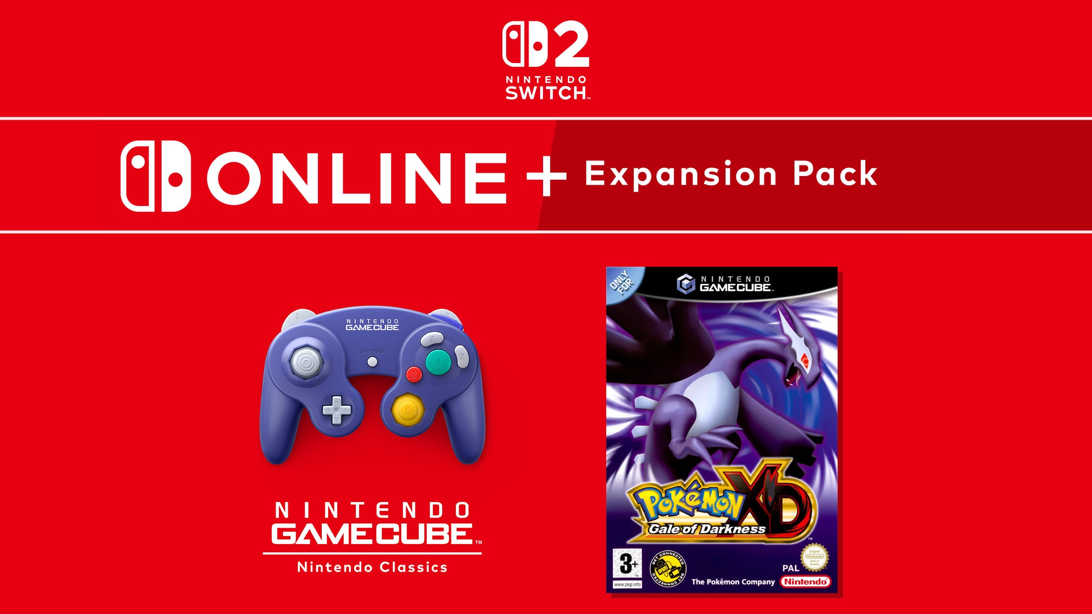 Pokémon XD: Gale of Darkness - GameCube - Nintendo Classics Banner
