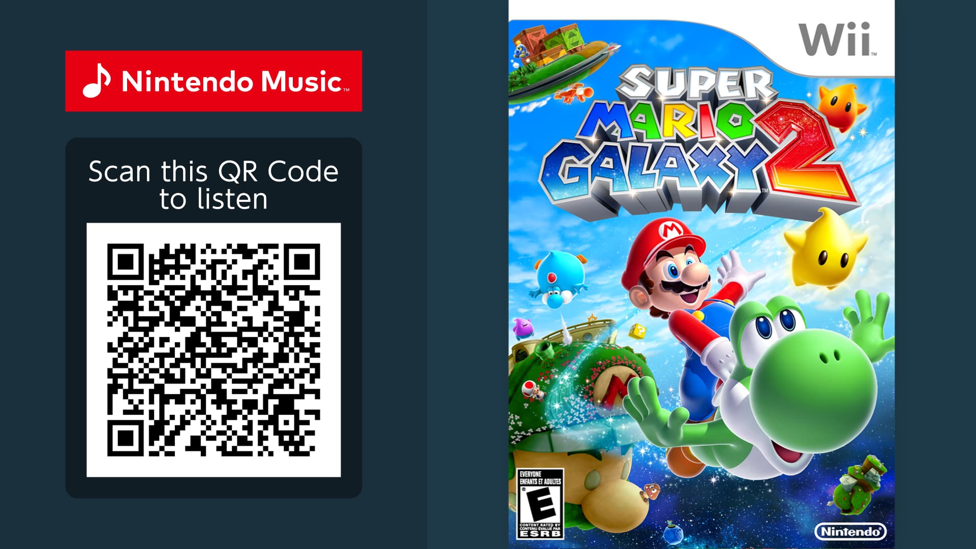 [Super Mario Galaxy 2 New Storybook Chapter] Nintendo Music QR Code