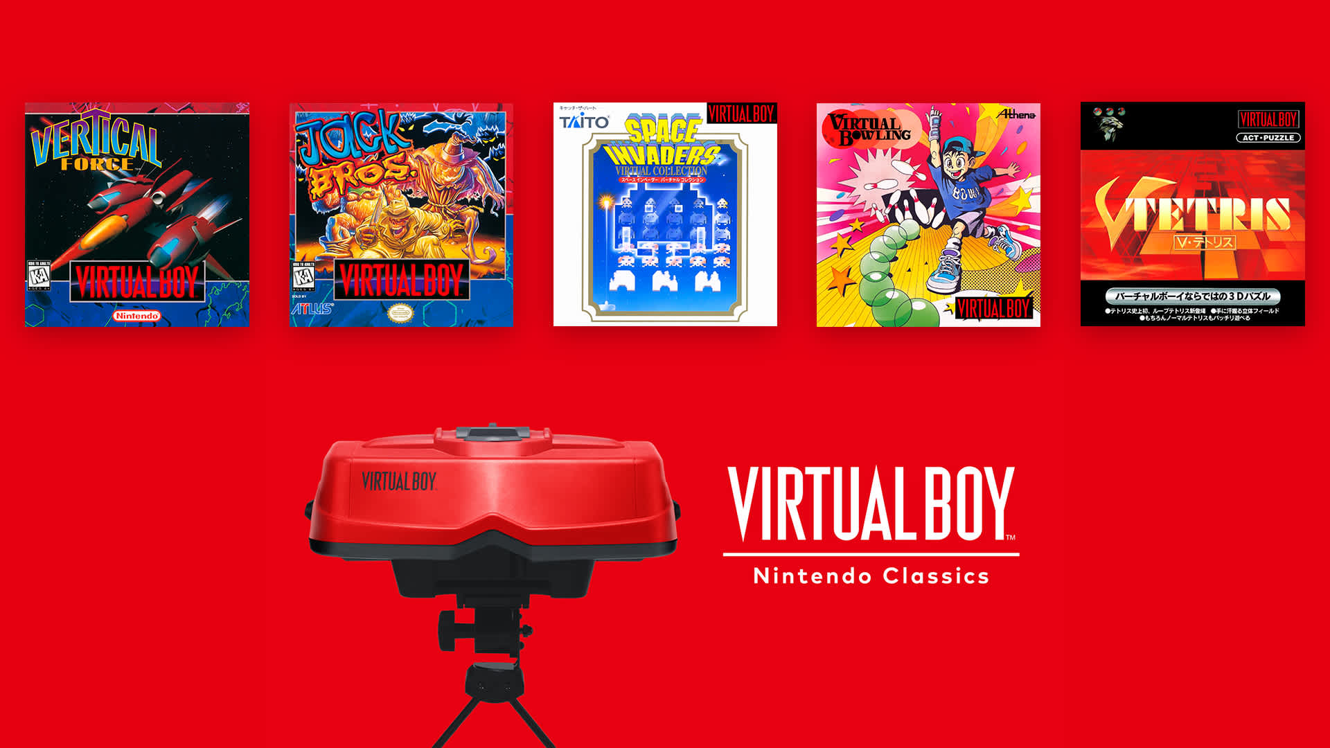 Virtual Boy - Nintendo Classics May Releases
