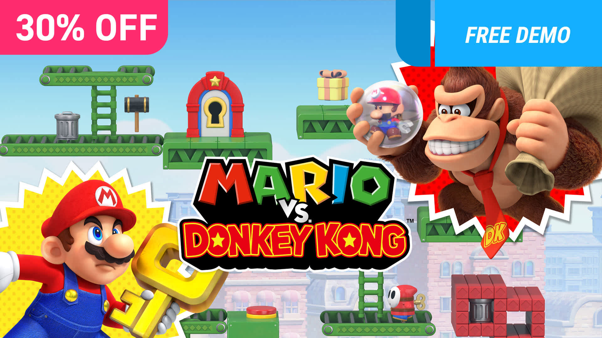 Multiplayer Sale 2026 Game Card - Mario vs. Donkey Kong