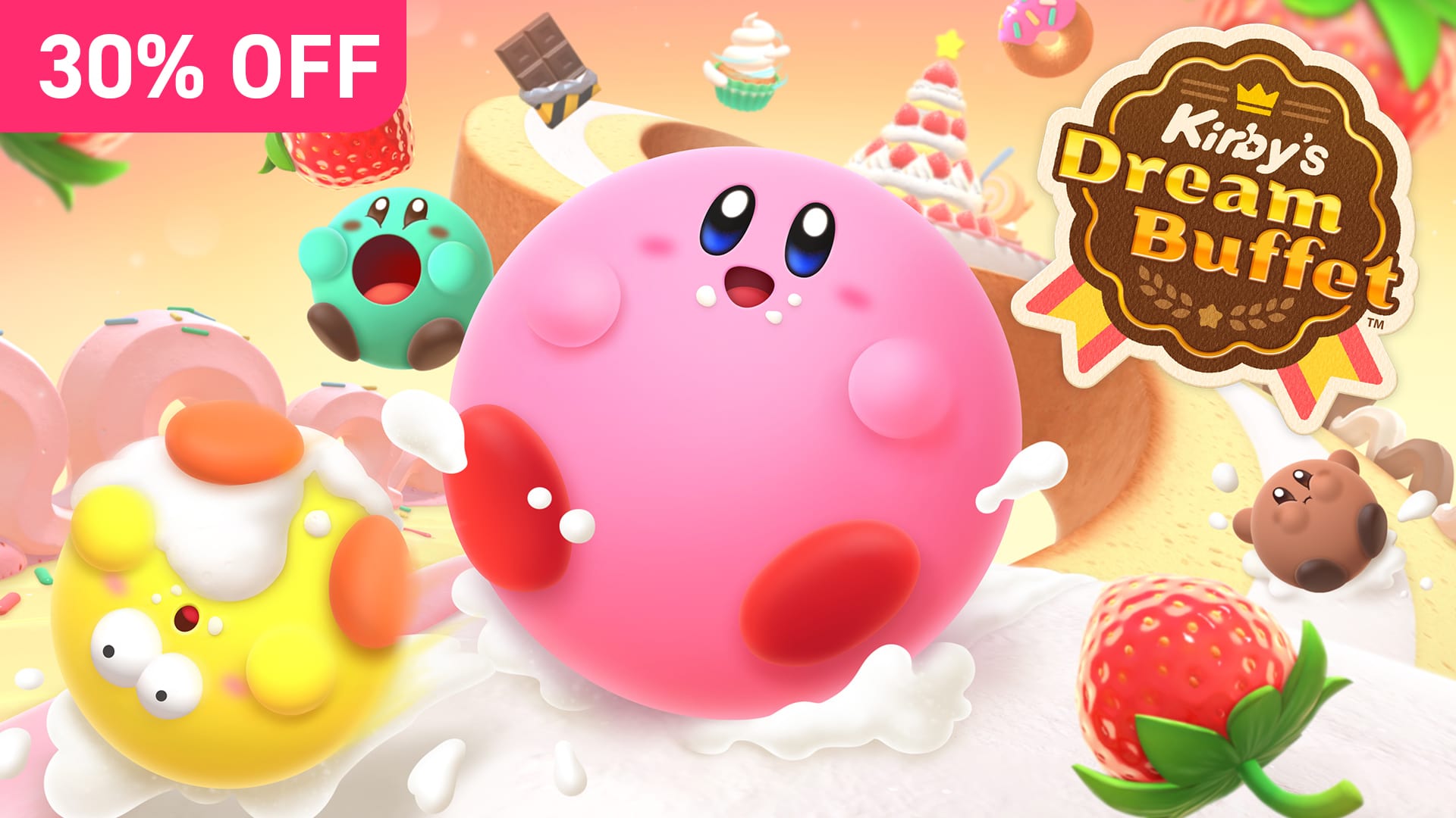 Multiplayer Sale 2026 Game Card - Kirby's Dream Buffet
