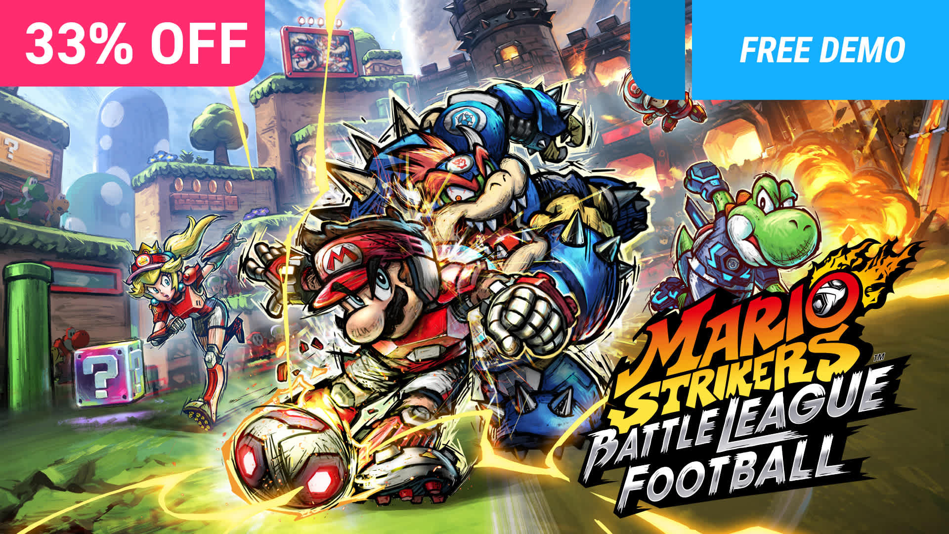 Multiplayer Sale 2026 Game Card - Mario Strikers: Battle League Football