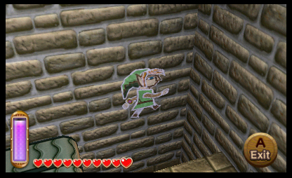 A Link Between Worlds wall merge screenshot