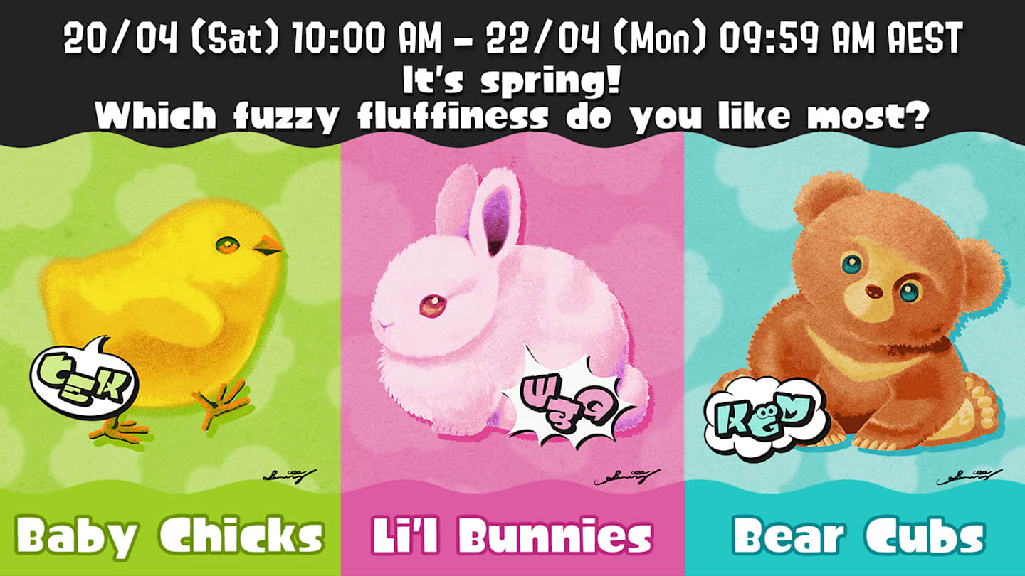 Which fuzzy fluffiness do you like most? Baby Chicks, Li'l Bunnies or Bear Cubs?