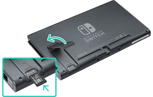 Does a nintendo switch need on sale a sd card