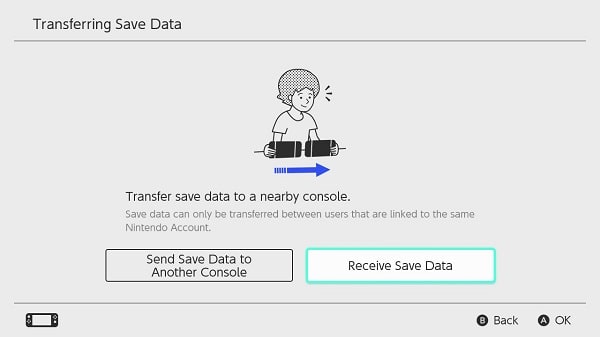 Nintendo switch shop system transfer