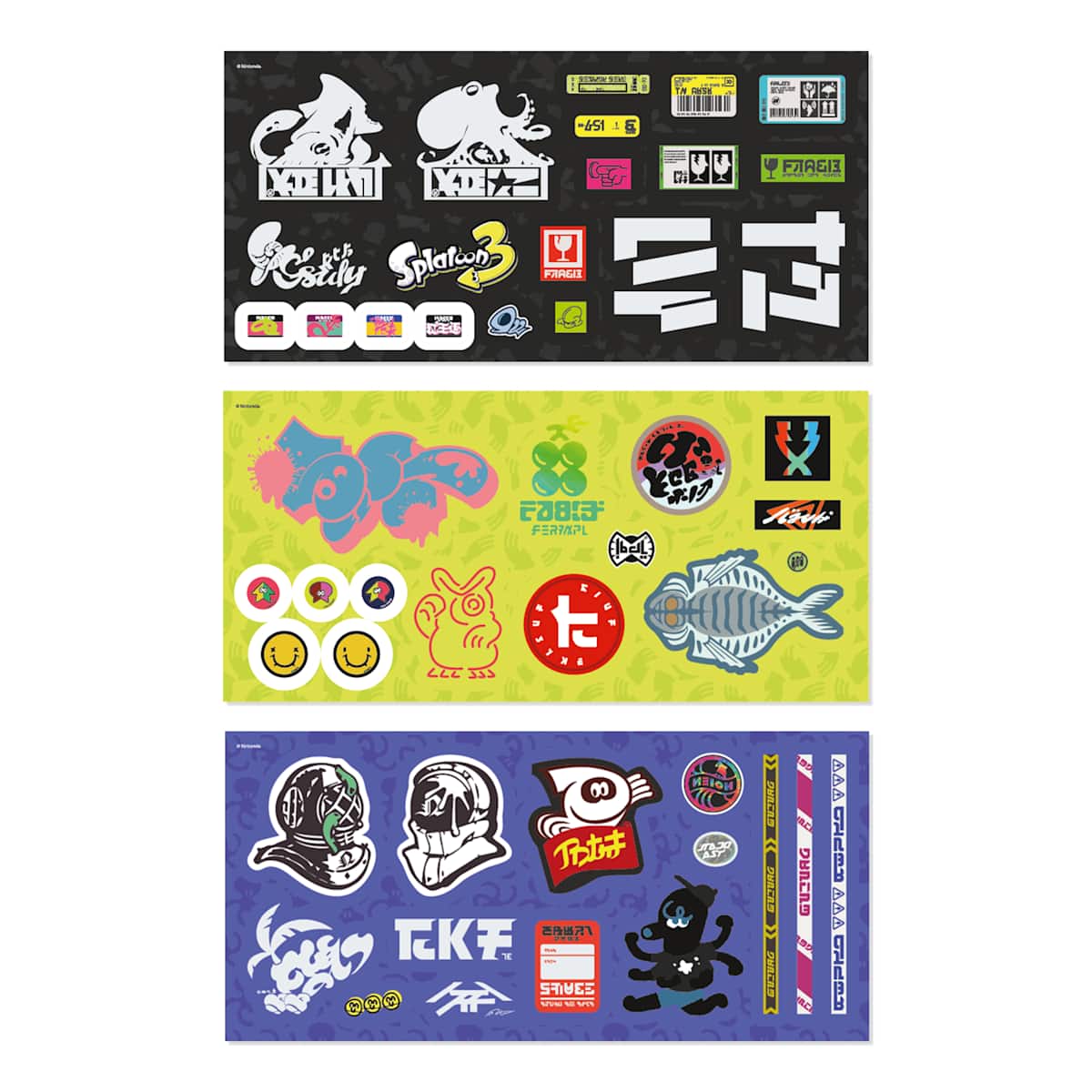Splatoon 3 Sticker Set - Nintendo Store