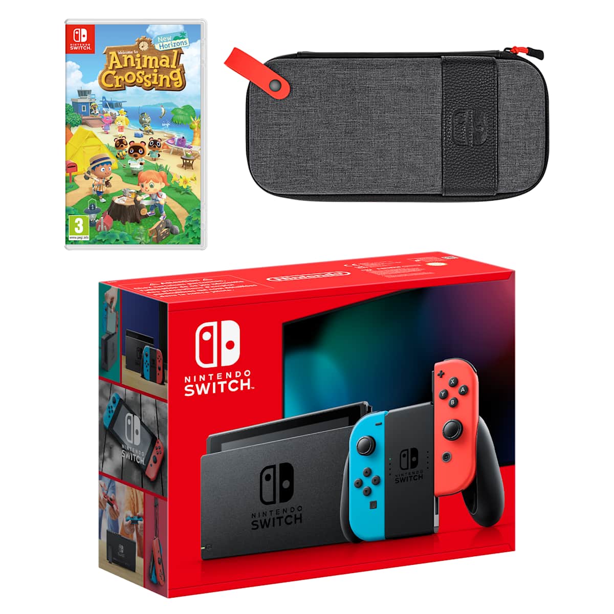 Nintendo Switch (Neon Blue/Neon Red) Animal Crossing: New Horizons