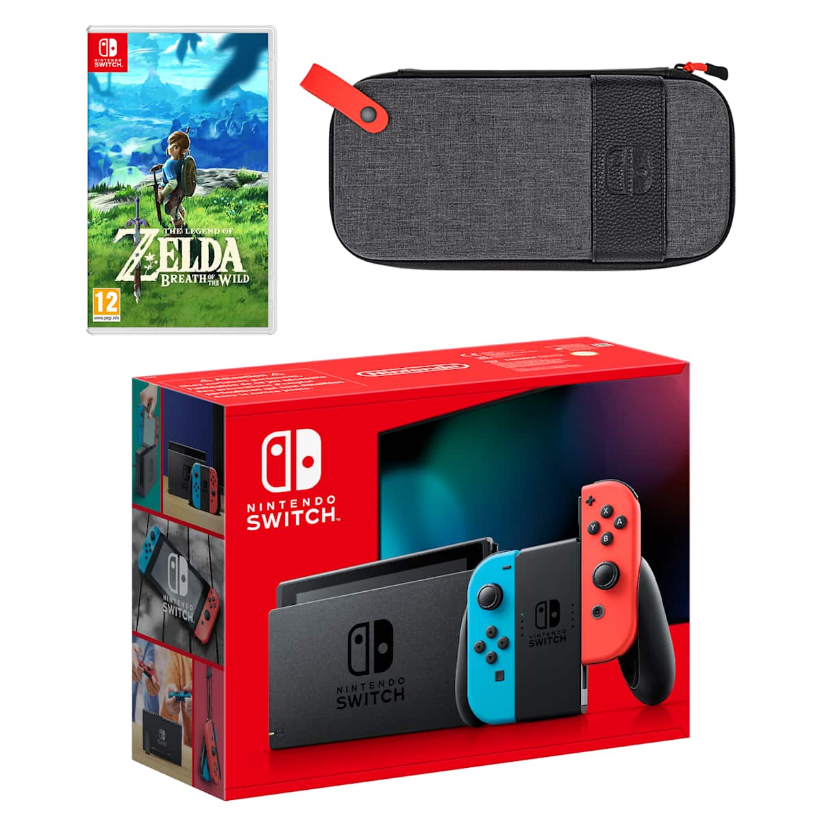 Nintendo Switch (Neon Blue/Neon Red) The Legend of Zelda: Breath