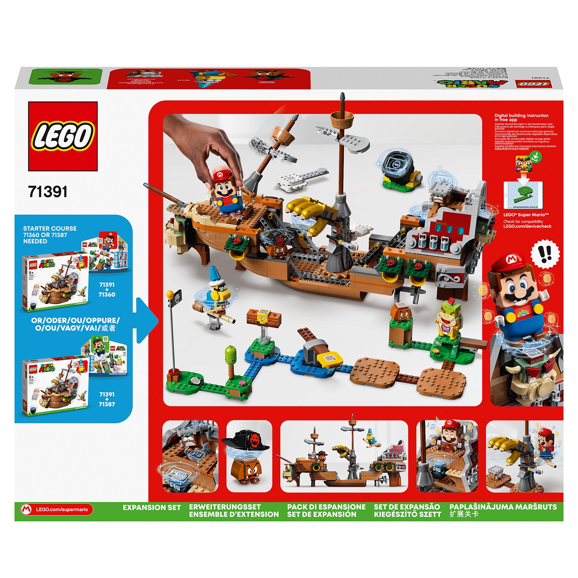 LEGO Super Mario Bowser’s Airship Expansion Set (71391) - My Nintendo Store