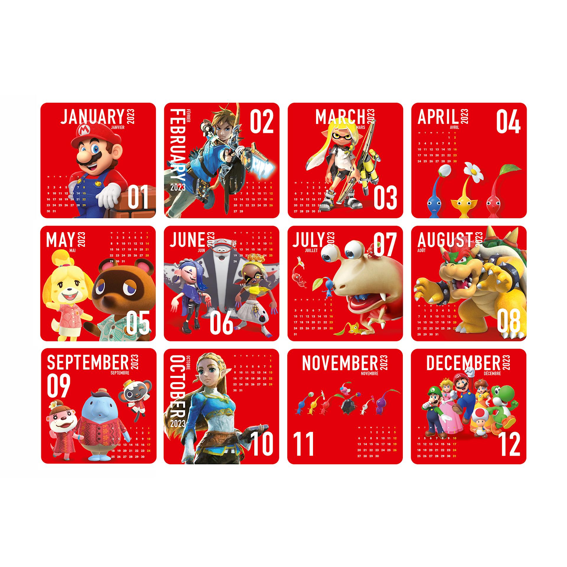 My Nintendo Calendar 2023 My Nintendo Store
