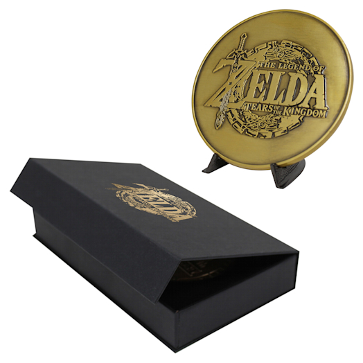 The Legend Of Zelda : Tears Of The Kingdom - Édition Switch Avec Autocollants Et Médaille - Neuf Sous Film