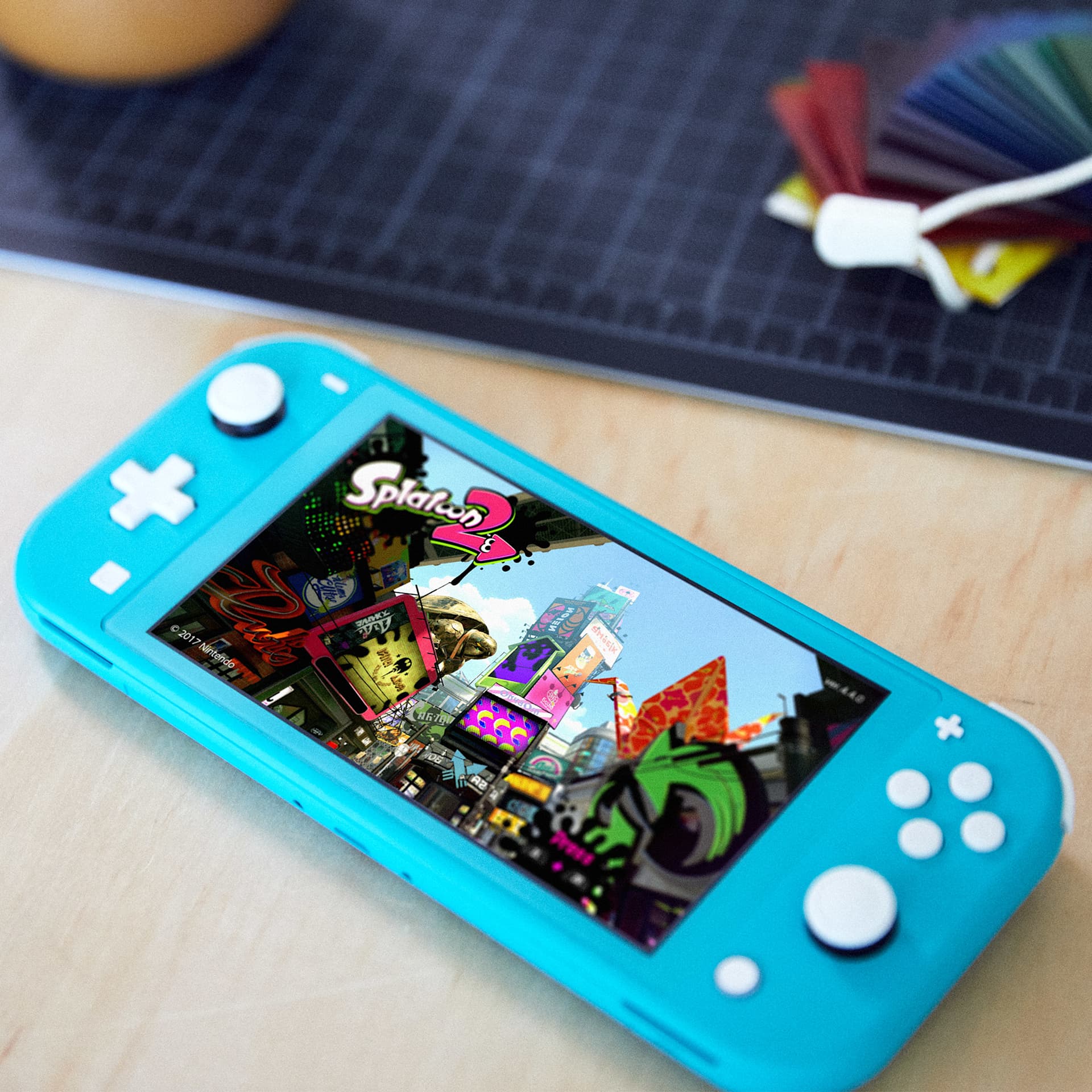 Nintendo Switch Lite (Turquoise) Mario Kart 8 Deluxe Pack