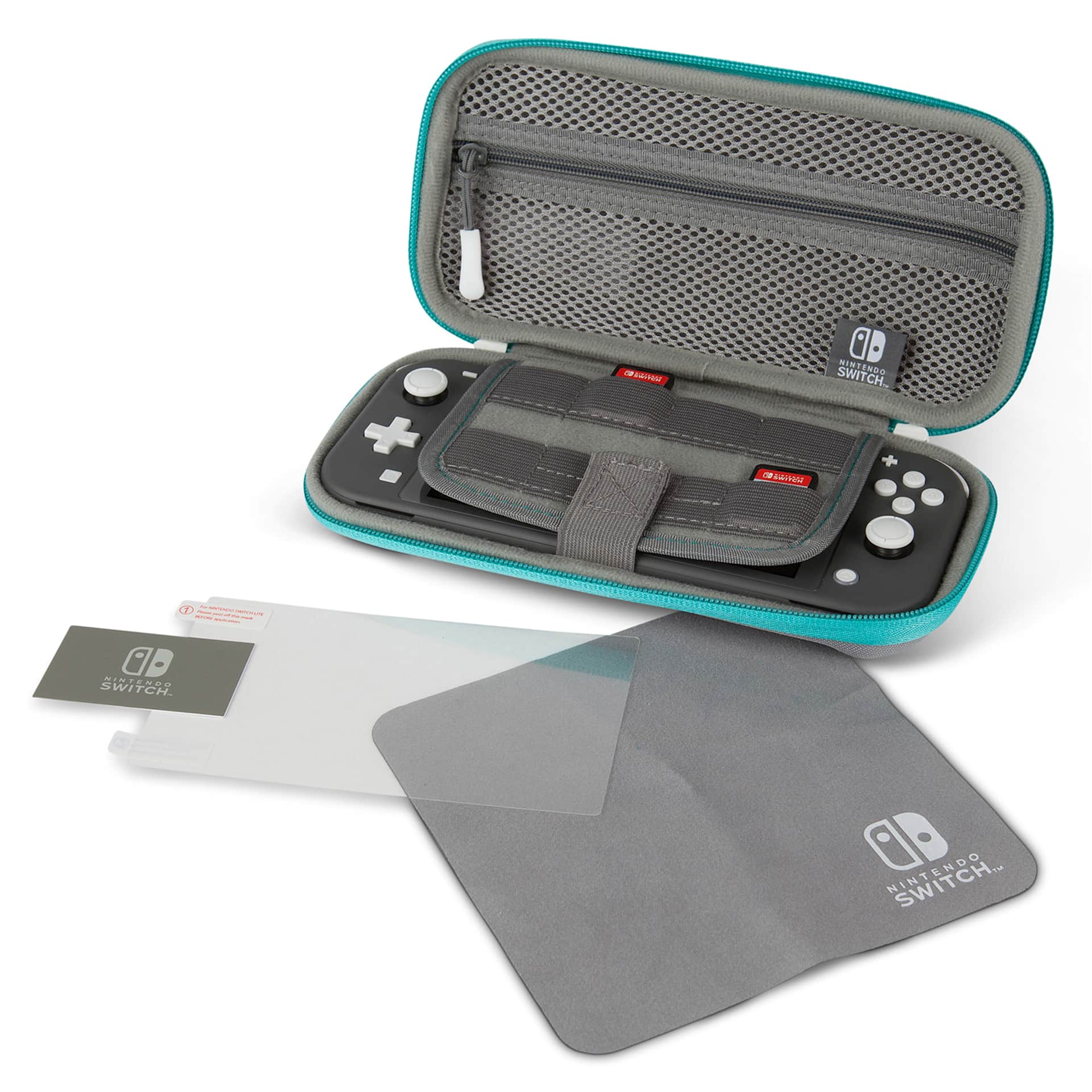 Nintendo Switch Lite Deluxe Traveller Case (Grey/Turquoise) - My