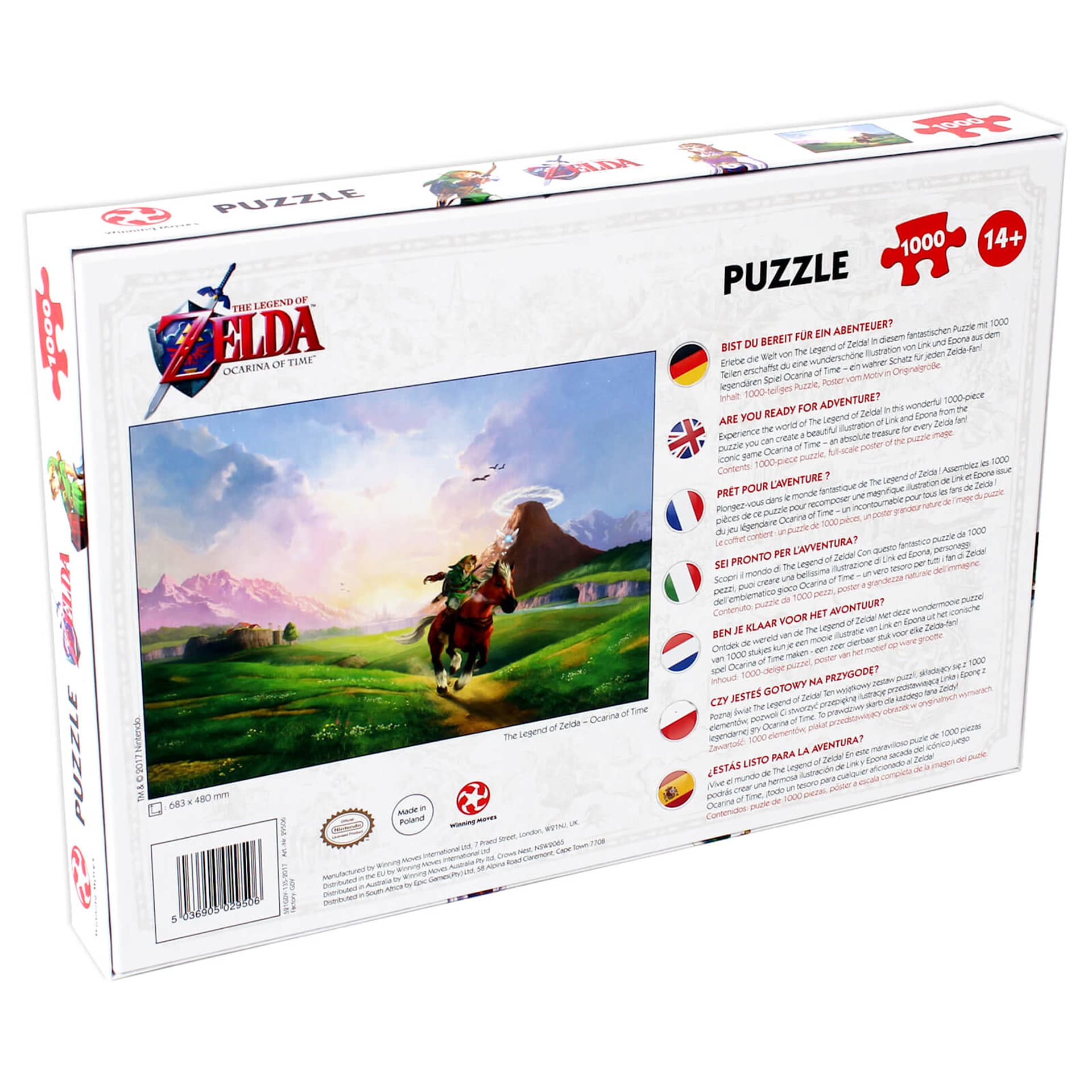 The Legend of Zelda - Ocarina of Time Jigsaw (1000 Pieces