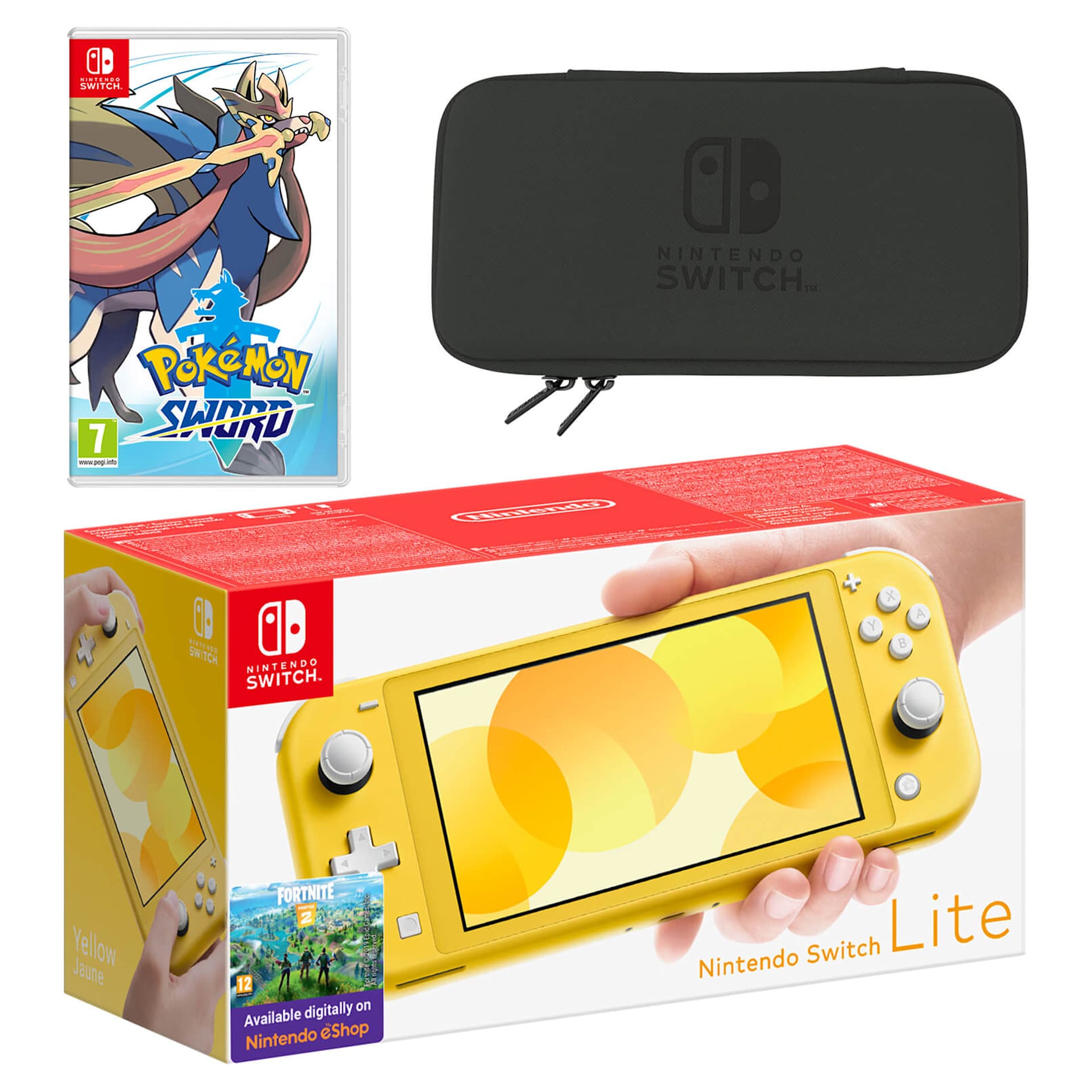 Nintendo Switch Lite (Yellow) Pokémon Sword Pack - Nintendo Store