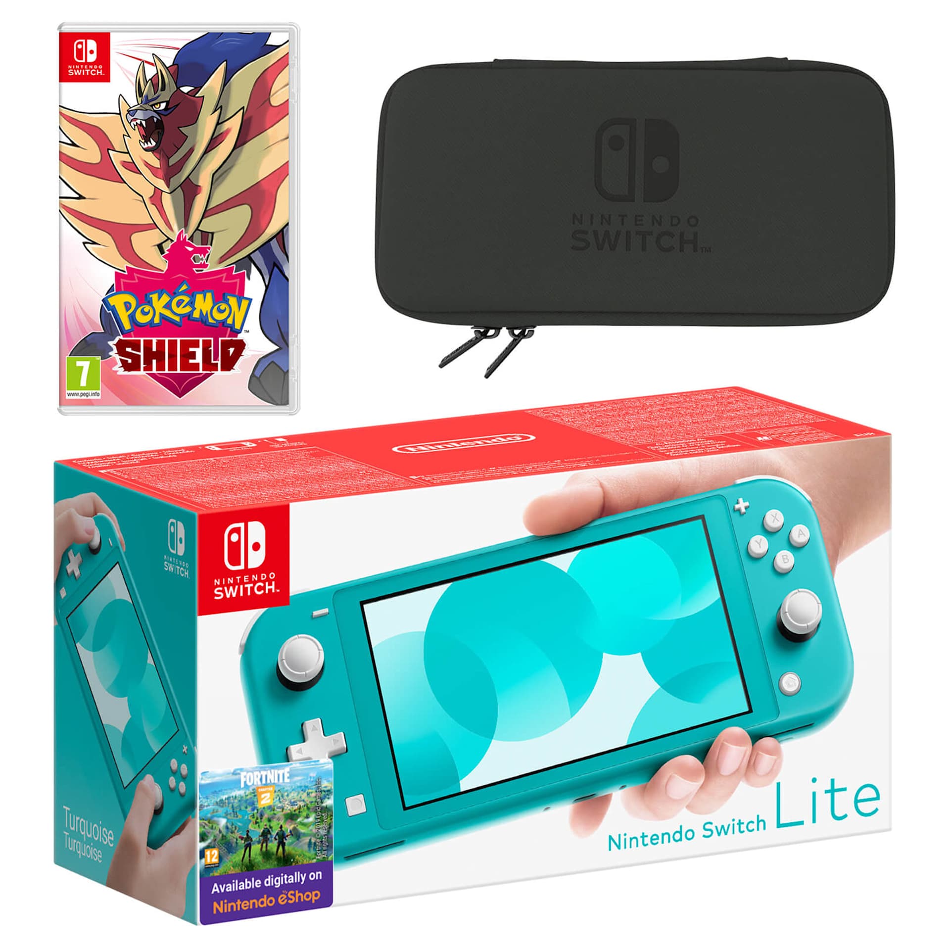 Nintendo Switch Lite (Turquoise) Pokémon Shield Pack - Nintendo Store