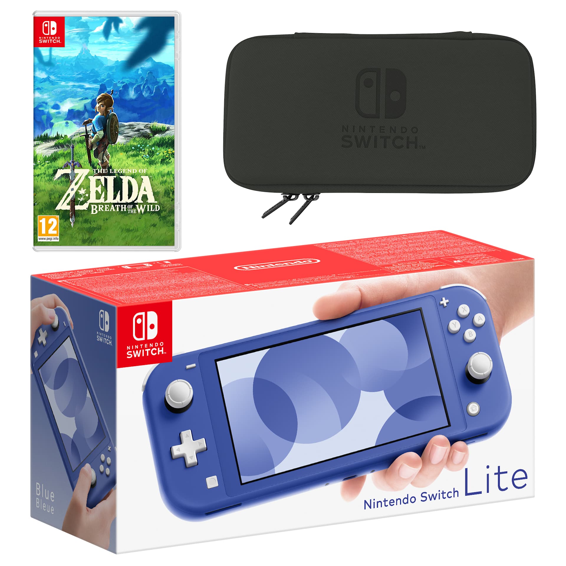 Nintendo Switch Lite (Blue) The Legend of Zelda: Breath of