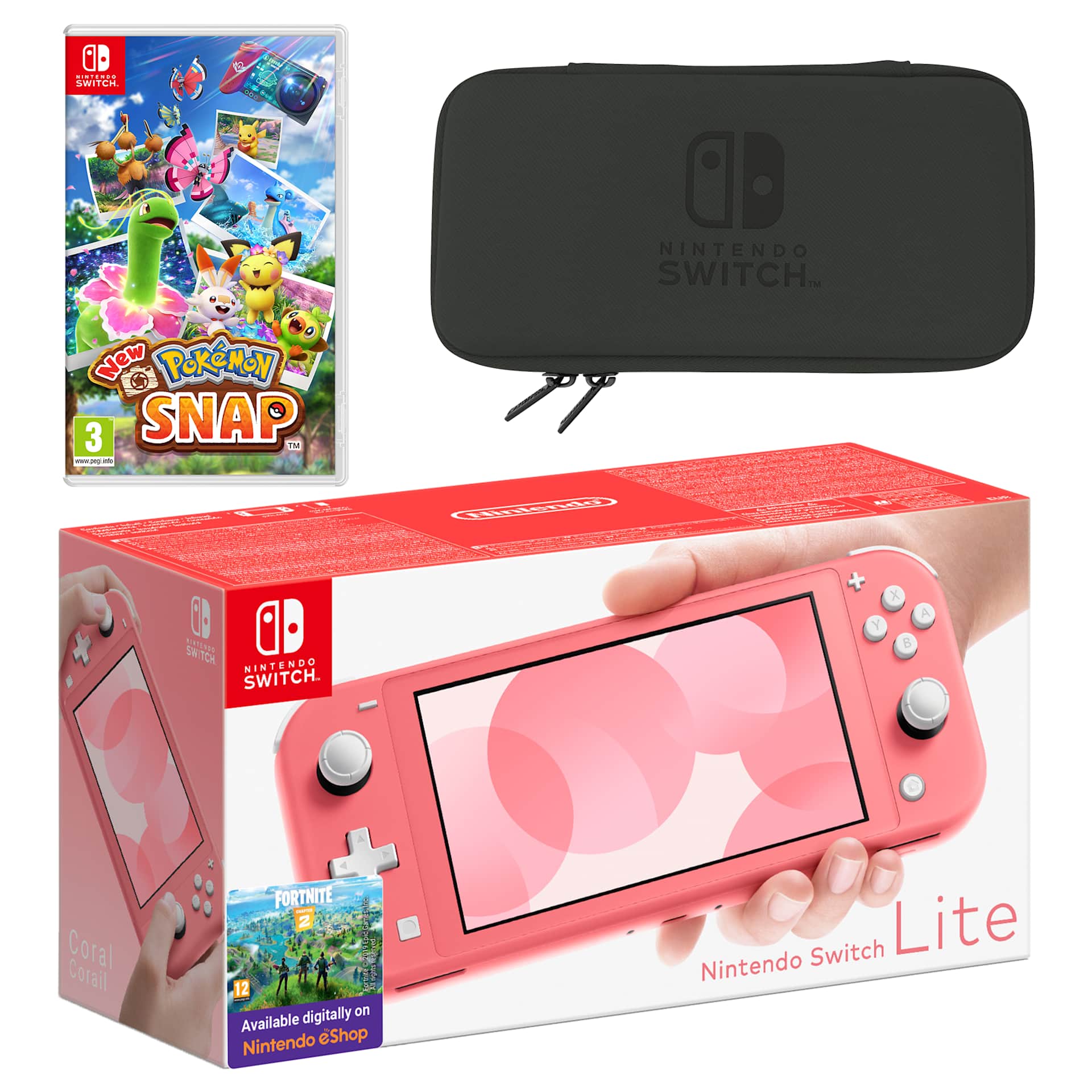 Nintendo Switch Lite (Coral) New Pokémon Snap Pack - Nintendo Store