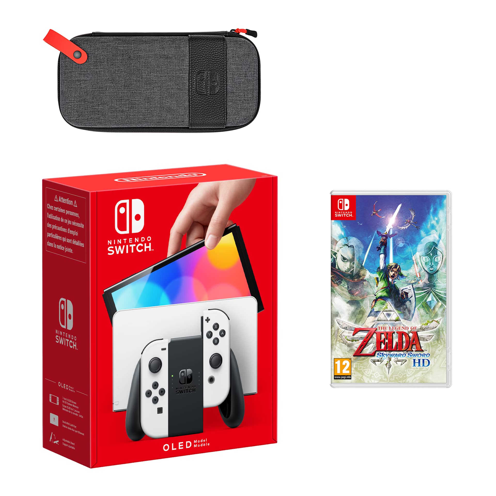 Nintendo Switch – OLED Model (White) The Legend of Zelda: Skyward