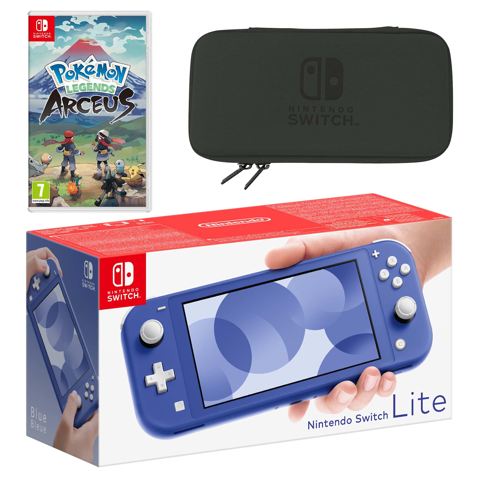 Nintendo Switch Lite (Blue) Pokémon Legends: Arceus Pack - My