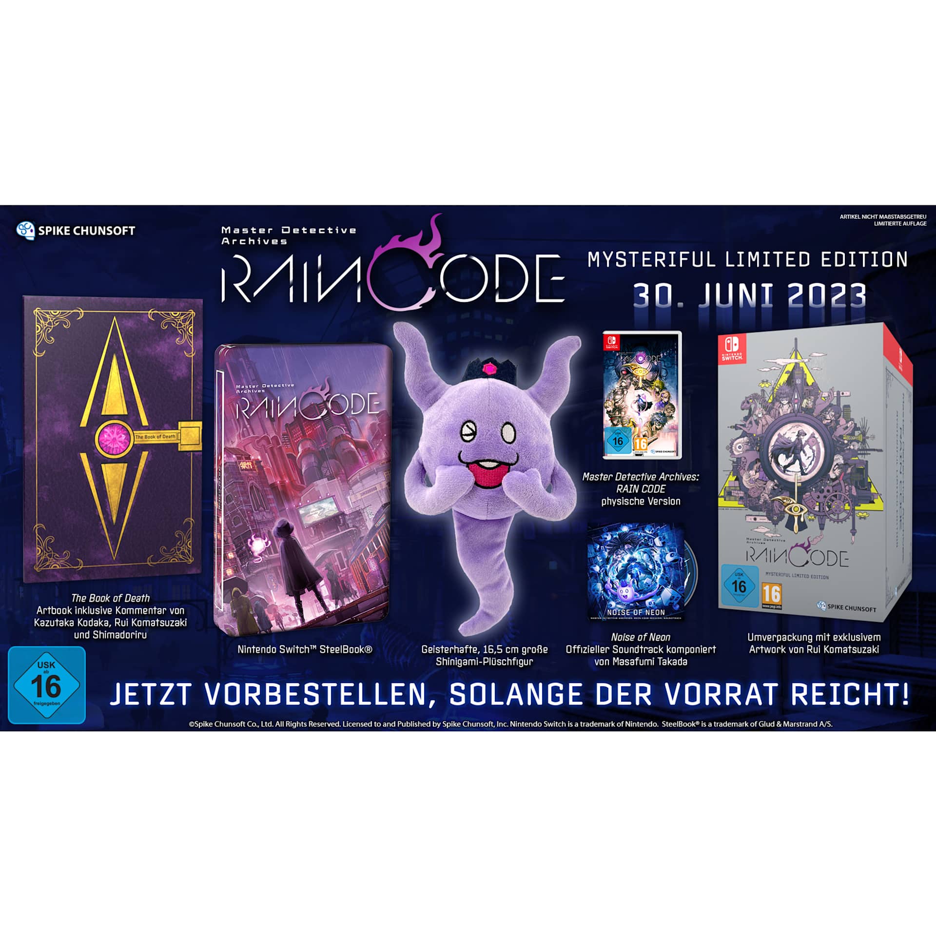 Master Detective Archives: Rain Code Mysteriful Limited Edition - Nintendo Switch - NEUF