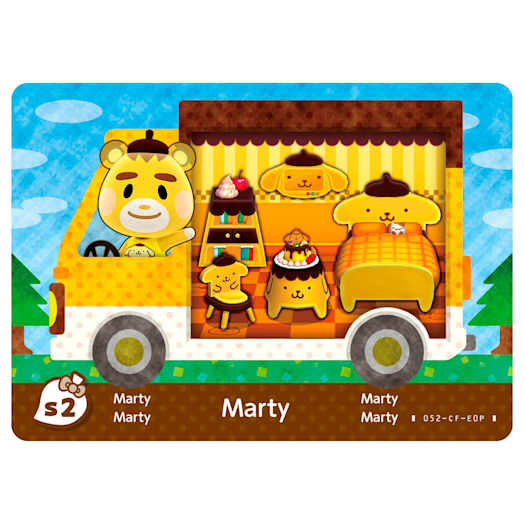 Carte Amiibo Animal Crossing Série 1 – Luna / Shari 044 – Version EUR – Near Mint