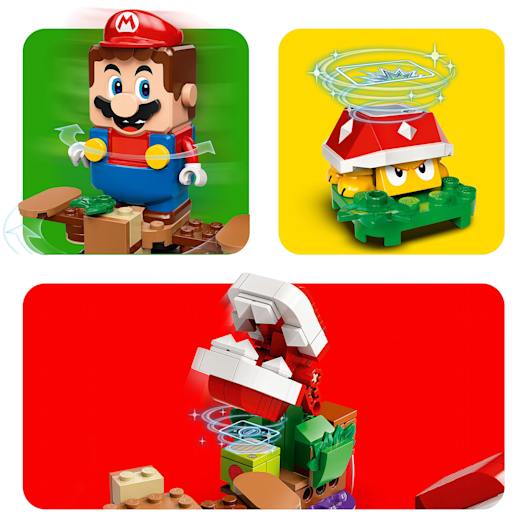 Piranha Plant Puzzling Challenge Expansion Set Mario Piranha Plant Lego  Super Mario Display LEGO 71382 Piranha