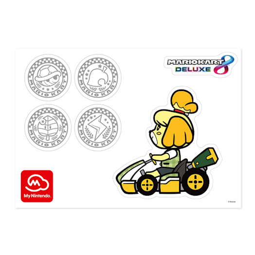 Mario Kart 8 Deluxe Window Stickers (Set 2) - My Nintendo Store