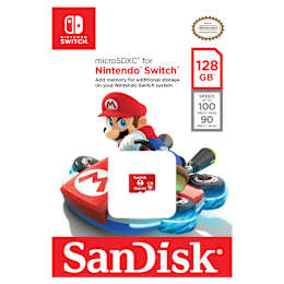 Nintendo Switch Nintendo Switch + 128GB MicroSD SanDisk 128GB MicroSD Nintendo Switch Micro SDXC Memory Card for